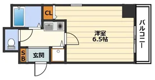 プレサンス同心アーバンステージ【2階】の間取り