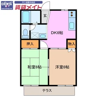 スパークシティ【1階】の間取り
