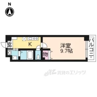 Bo.上七軒【2階】の間取り