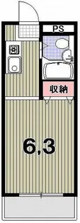 コーポ三谷【3階】の間取り