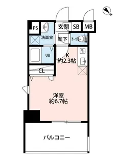 サヴォイソリディティ【3階】の間取り