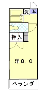プラムハイツ【1階】の間取り