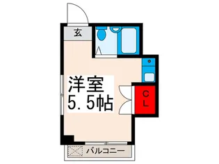 ハイツ大田【3階】の間取り