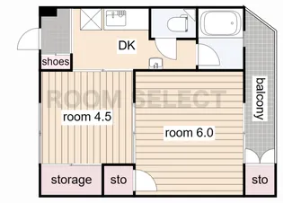 名城マンション【3階】の間取り
