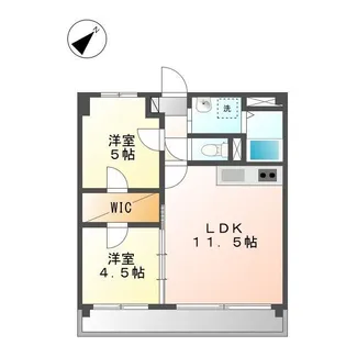 パシフィック葵【4階】の間取り