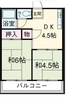羽根柳マンション【3階】の間取り