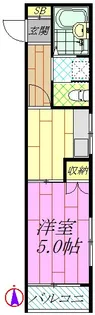 コーポサンフラワー【1階】の間取り
