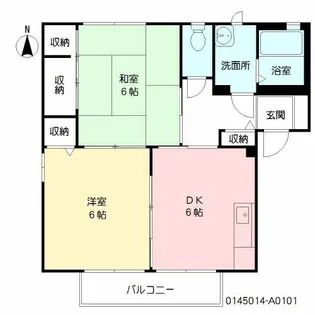 レ・リーシェ A棟【1階】の間取り
