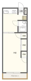 レジデンス検見川【3階】の間取り