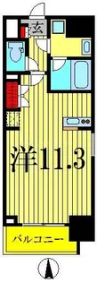モンレーヴ錦糸町【11階】の間取り