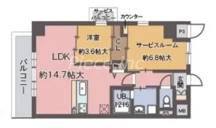 コージー千島【7階】の間取り