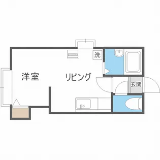 パークサイド豊平公園【3階】の間取り