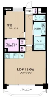 アジュール溝口【7階】の間取り