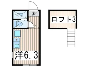 ウィズ・プレイス・ナナ【1階】の間取り