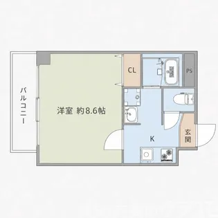 アヴェーレ早苗町【4階】の間取り