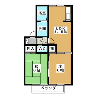 カーサISHIDA【2階】の間取り