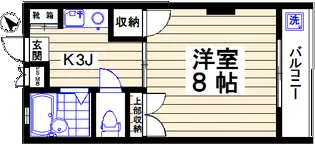リュミエール尾山台【2階】の間取り
