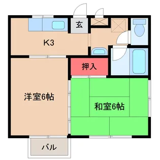 YMコーポ【2階】の間取り