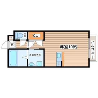 ファイゾニア中田【2階】の間取り