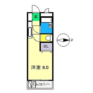 Kコレハウス鏡川【2階】の間取り