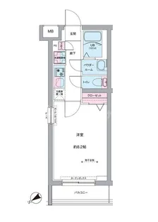 RELUXIA TOKYO EASTIII【5階】の間取り