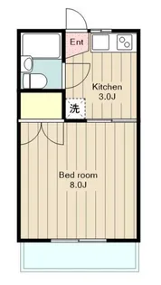 b’CASA本厚木re-born(ビーカーサホンアツギリボーン)【1階】の間取り