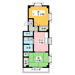 フローレンス【3階】の間取り
