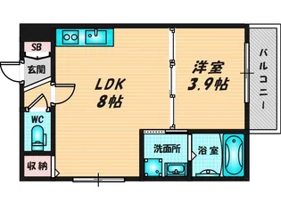 GRAND FUSE【2階】の間取り
