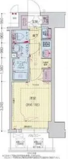プレサンス難波ヴィータ【6階】の間取り