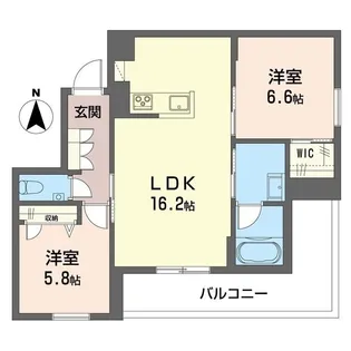 アンビエラ武蔵小杉【3階】の間取り