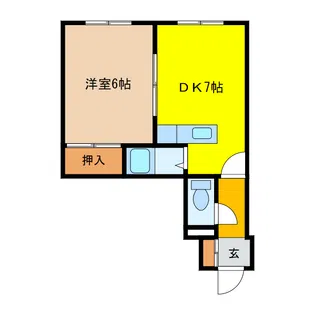 高台ガーデン【3階】の間取り