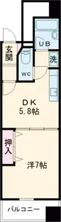 サンフラワービル【5階】の間取り