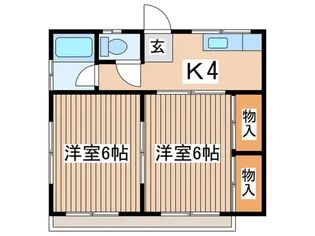 ガ-デンアイリス2【2階】の間取り
