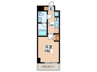 ALTERNA四つ木【8階】の間取り