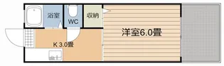 ふじコーポ【1階】の間取り