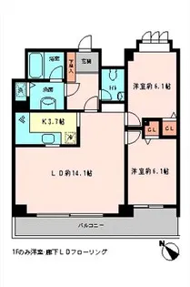 コリーヌ代官山【4階】の間取り