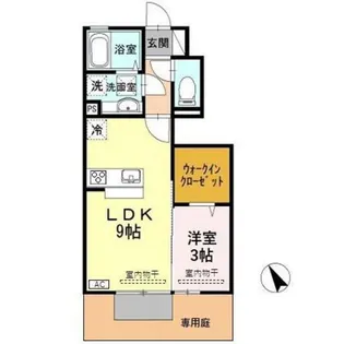 カレンデュラII【1階】の間取り
