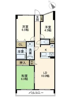 モアステージ戸塚【2階】の間取り