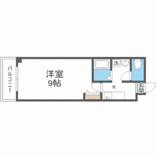ヴィラペントハウス京橋IV【9階】の間取り