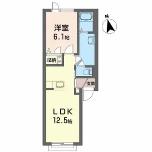 ハニーハイツ【2階】の間取り