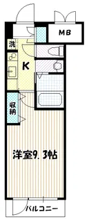 グリーンバレー唐木田【2階】の間取り