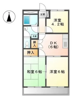 エクセレンス東野II番館【2階】の間取り