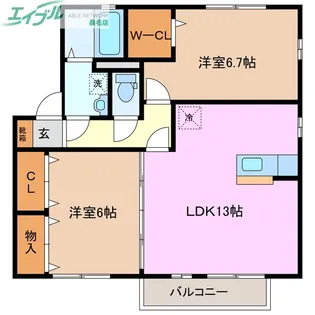 和の家 F【2階】の間取り