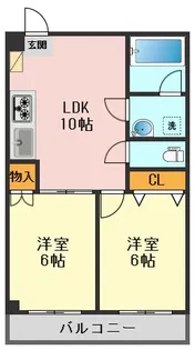 スカイパロマ【4階】の間取り