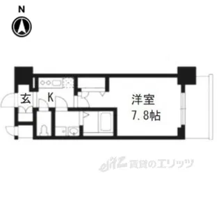 エスリード京都梅小路アヴェニテ【5階】の間取り