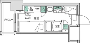 キャンパスヴィレッジ溝の口【7階】の間取り