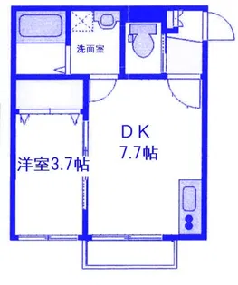 エクセル南太田【1階】の間取り