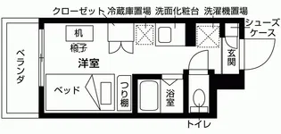 プライマルD三鷹【1階】の間取り