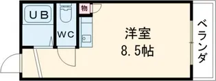 グランセオ泉佐野【2階】の間取り