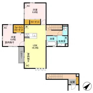 mie s flat【2階】の間取り